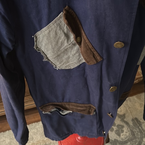 Men’s Woolf Originals New York  WON Deconstructed Corduroy Cotton/Canvas Jacket - Picture 5 of 14